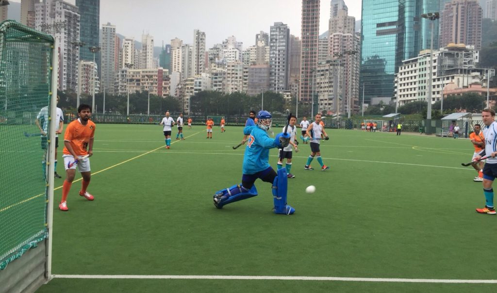 HKFC Hockey Jun Yuoke goalie